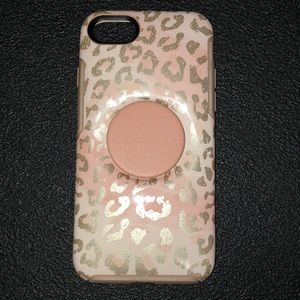 Apple 6/7/8 Otter Pop socket Symmetry Case